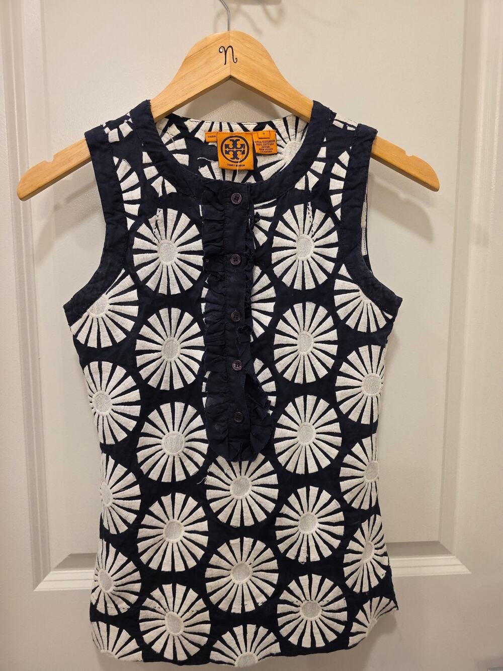 Tory Burch Daisy Sleeveless Top